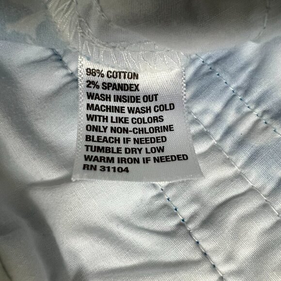 Crown & Ivy Caroline Blue Seahorse Shorts Sz 8 - Picture 6 of 11